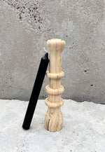 Load image into Gallery viewer, Box Alder Three Disk Candle Stick Holder

