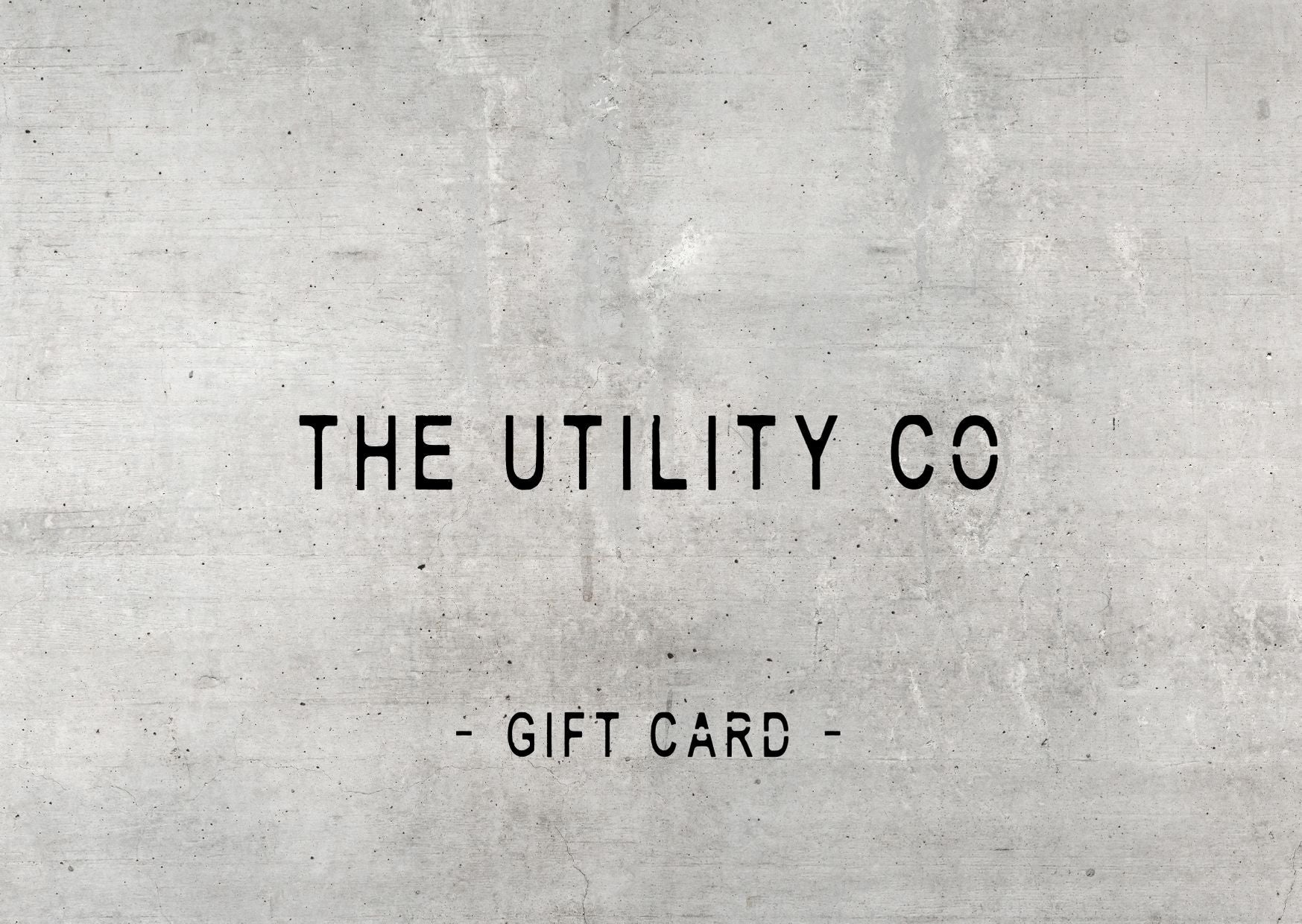 The Utility Co e-gift card